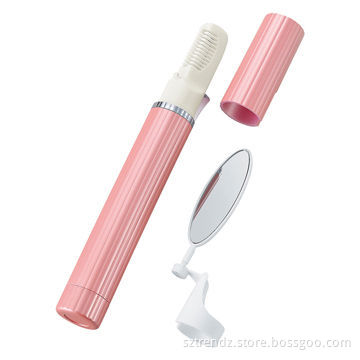 Electric Ladies' Epilator for Bikini Line, 360-degree Rotate Mirror, Built-in LED Light